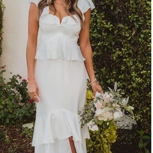 White Midi Dress